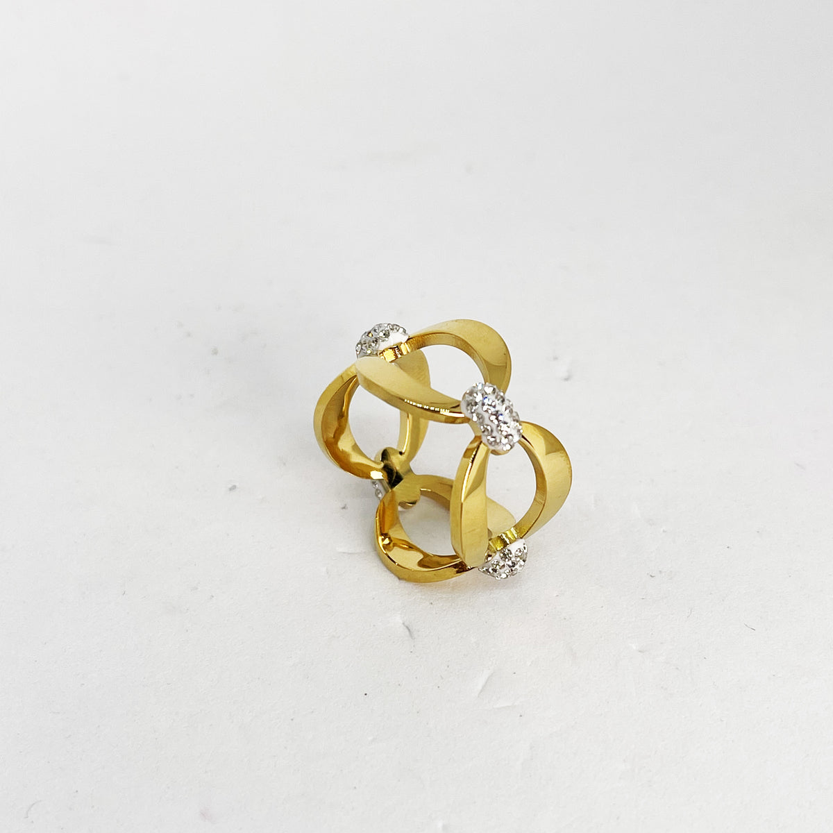 Bague Multi Ovales Cristaux