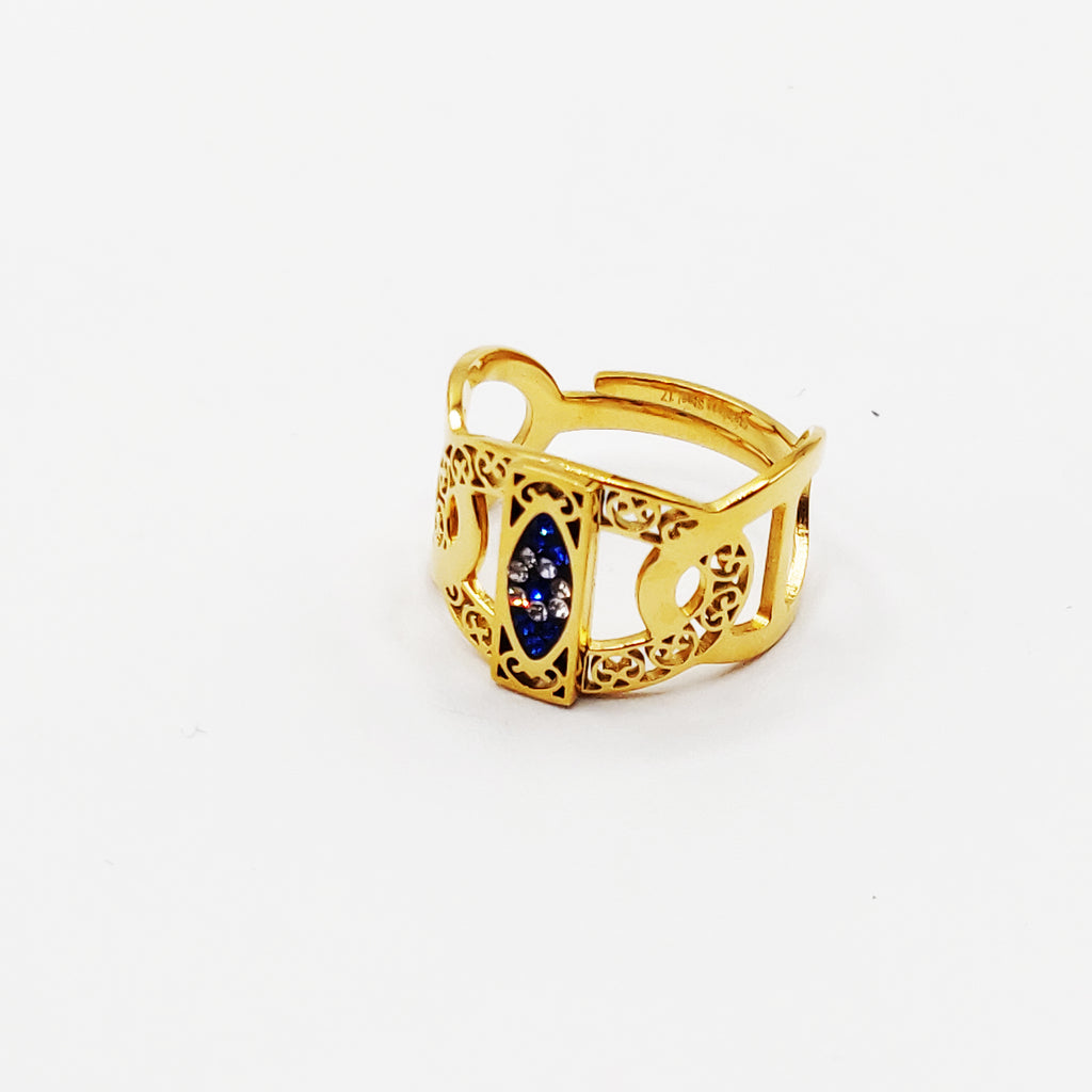 Bague Oeil Bleu Roi