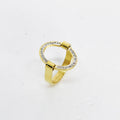 Bague Ovale Cristaux