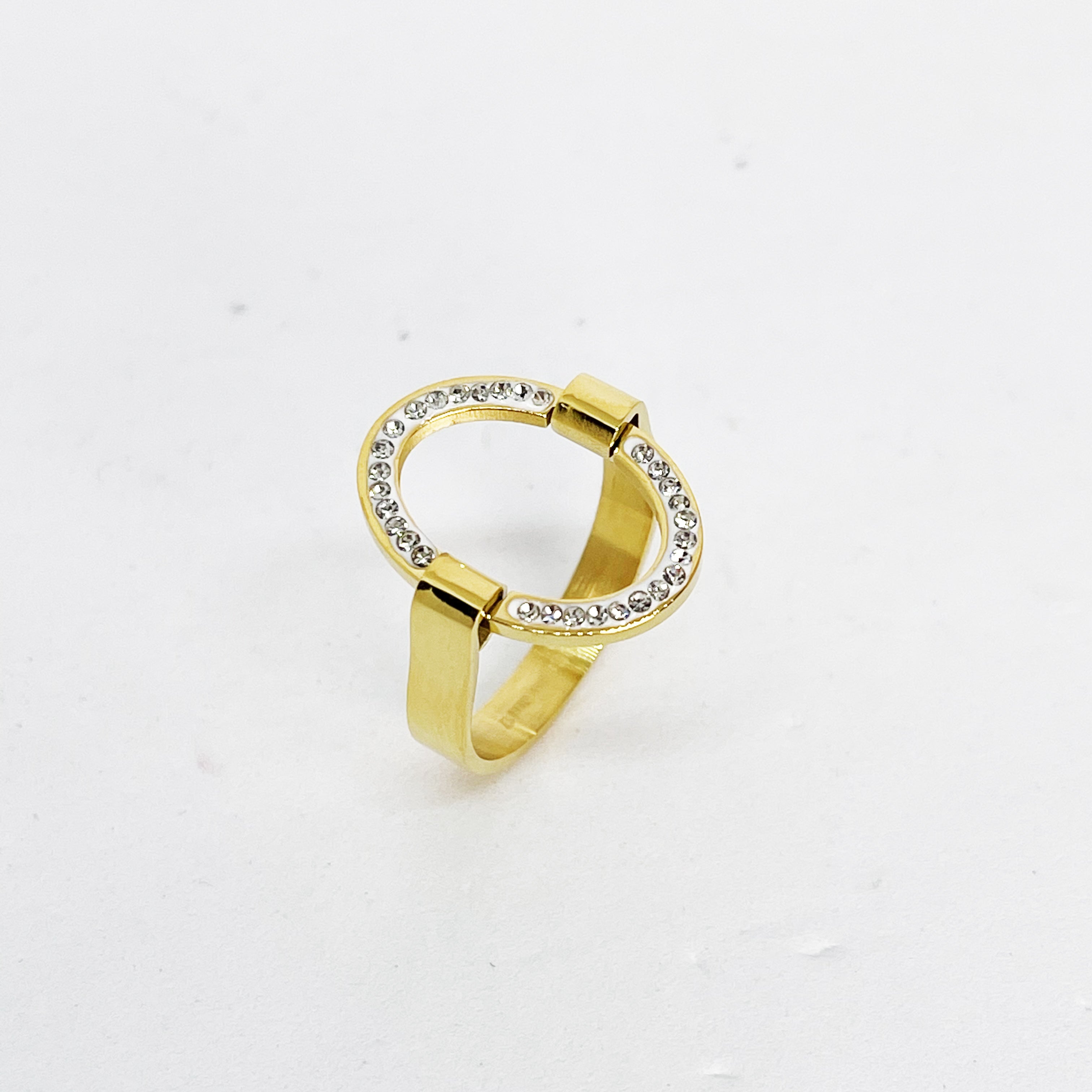 Bague Ovale Cristaux