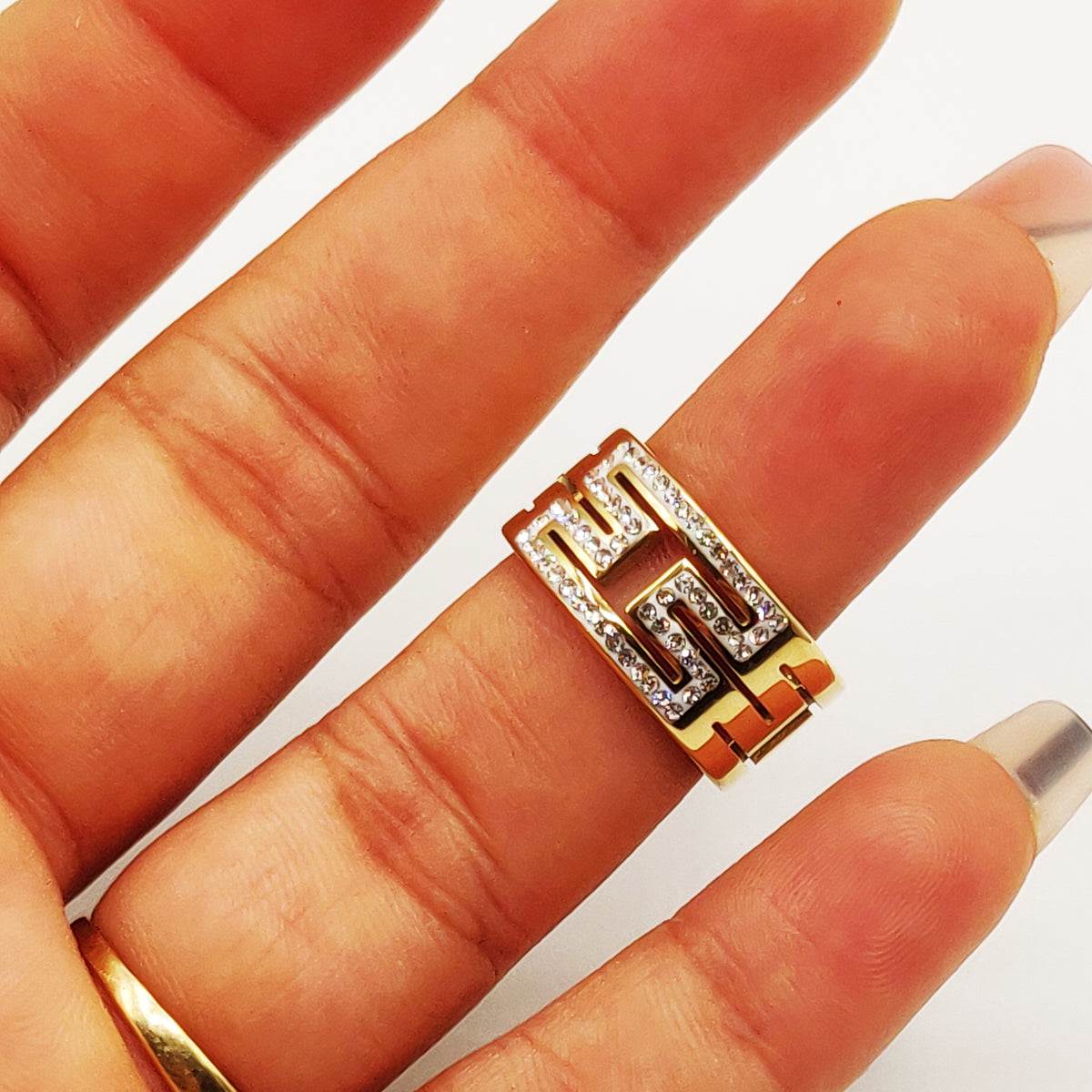 Bague Multi Rectangles Cristaux