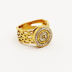 Bague Romaine Chaîne Ovale Plus