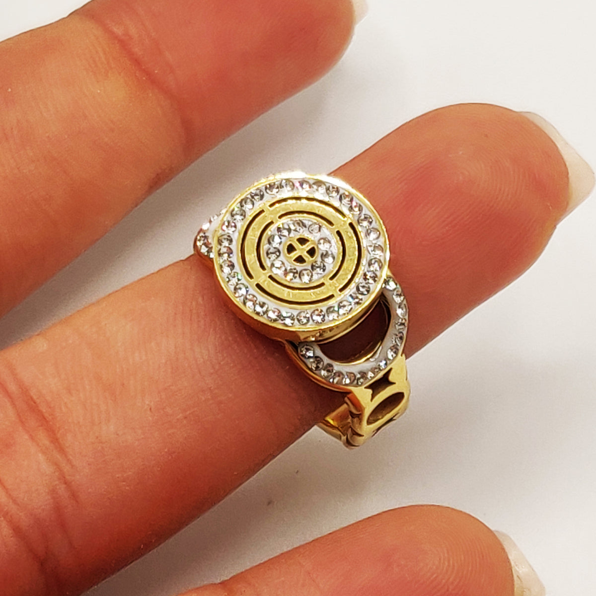 Bague Romaine Plus Cristaux