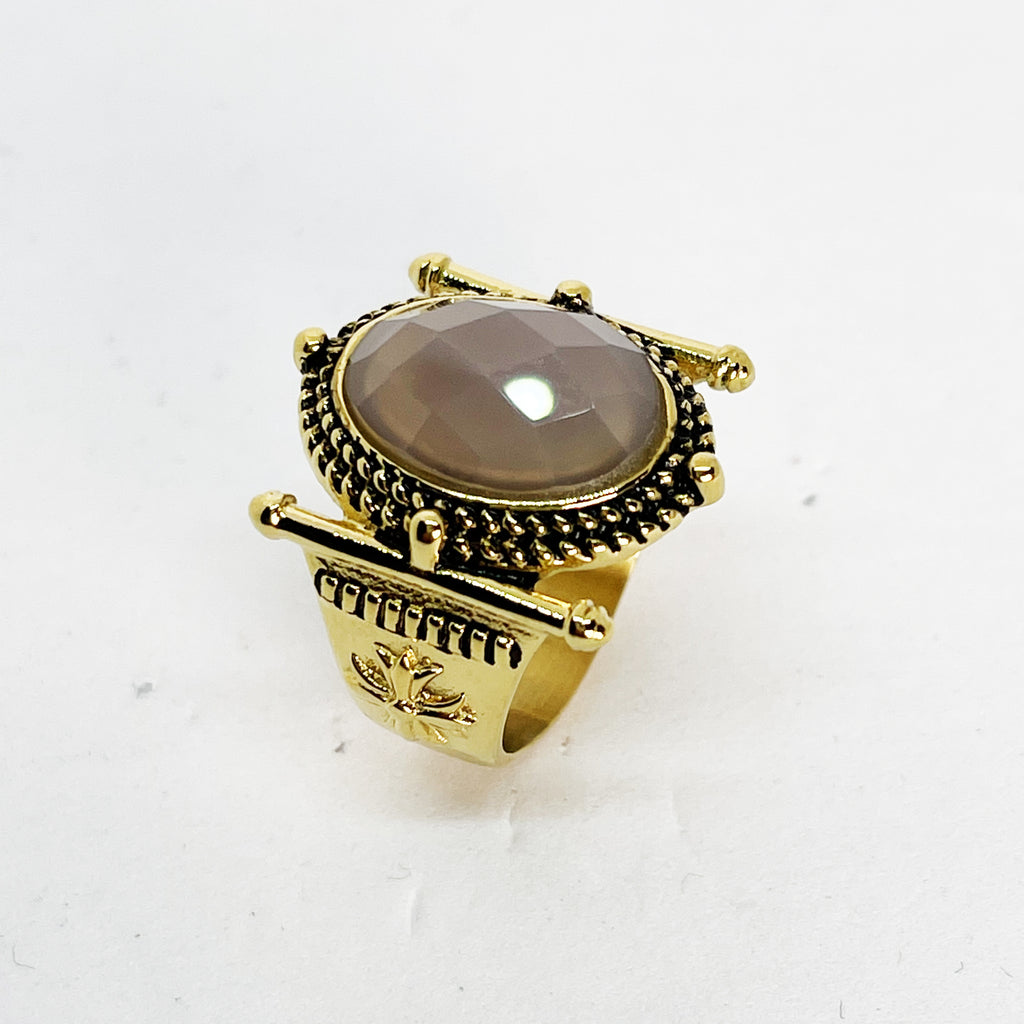 Bague Royale Cristal Nude
