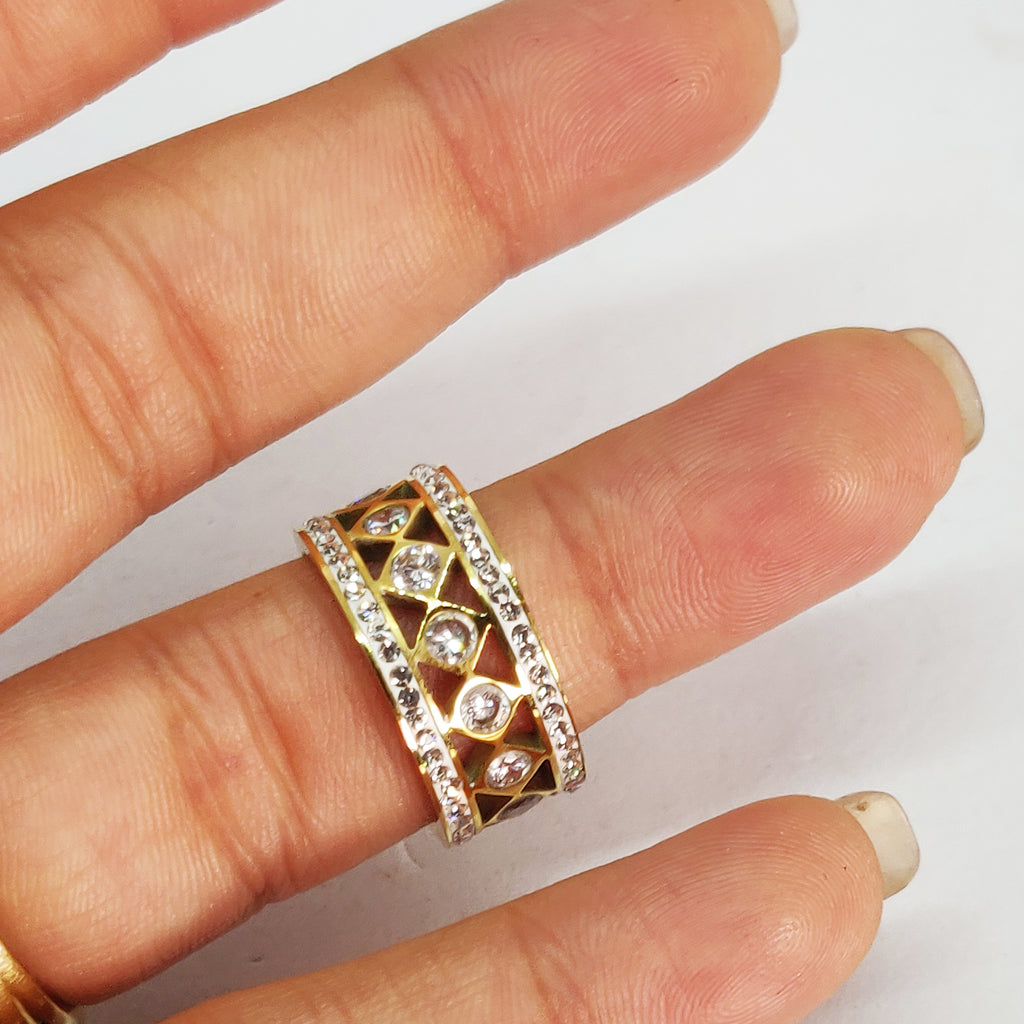 Bague Royale Tour Cristaux