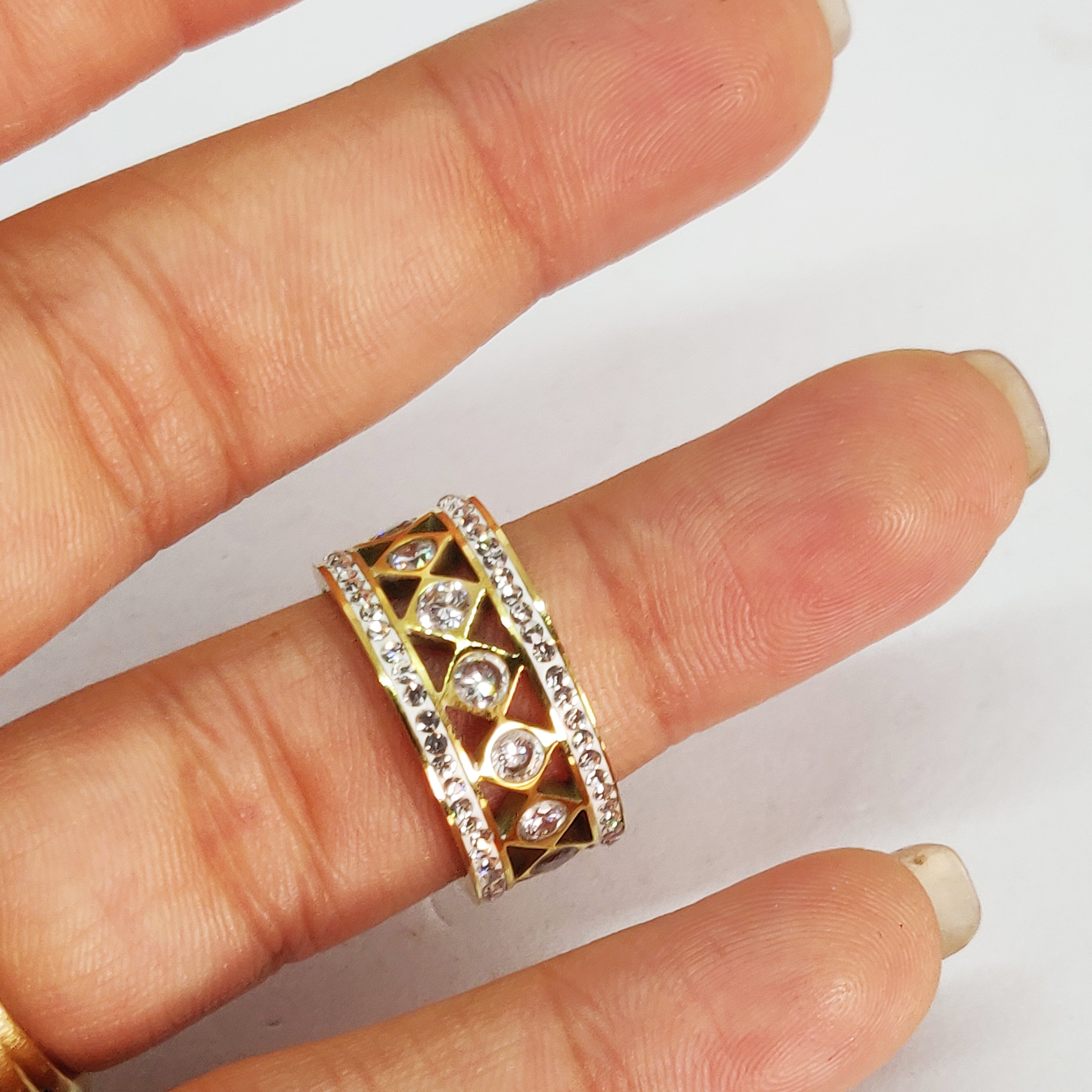 Bague Royale Tour Cristaux