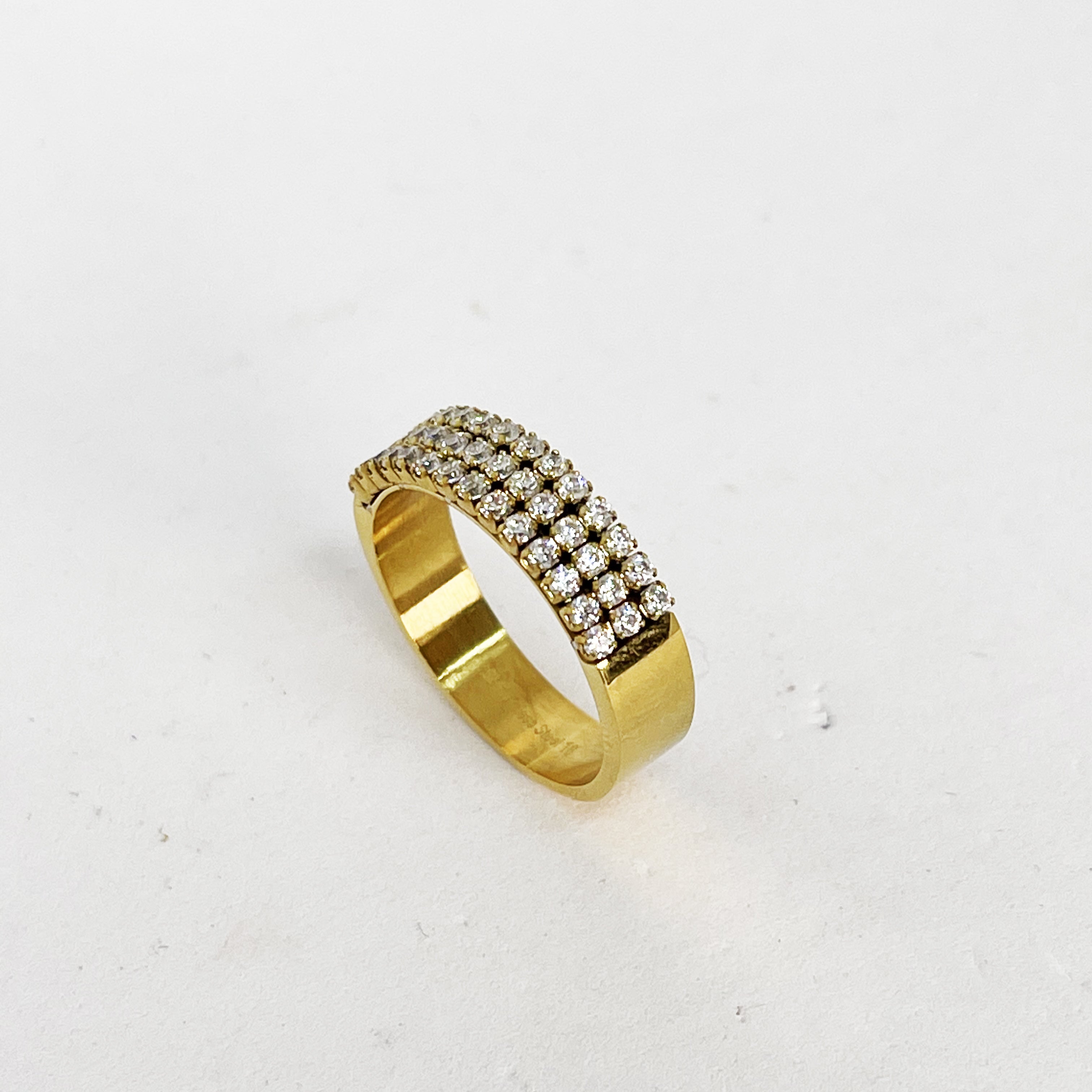 Bague Simple Multi Cristaux