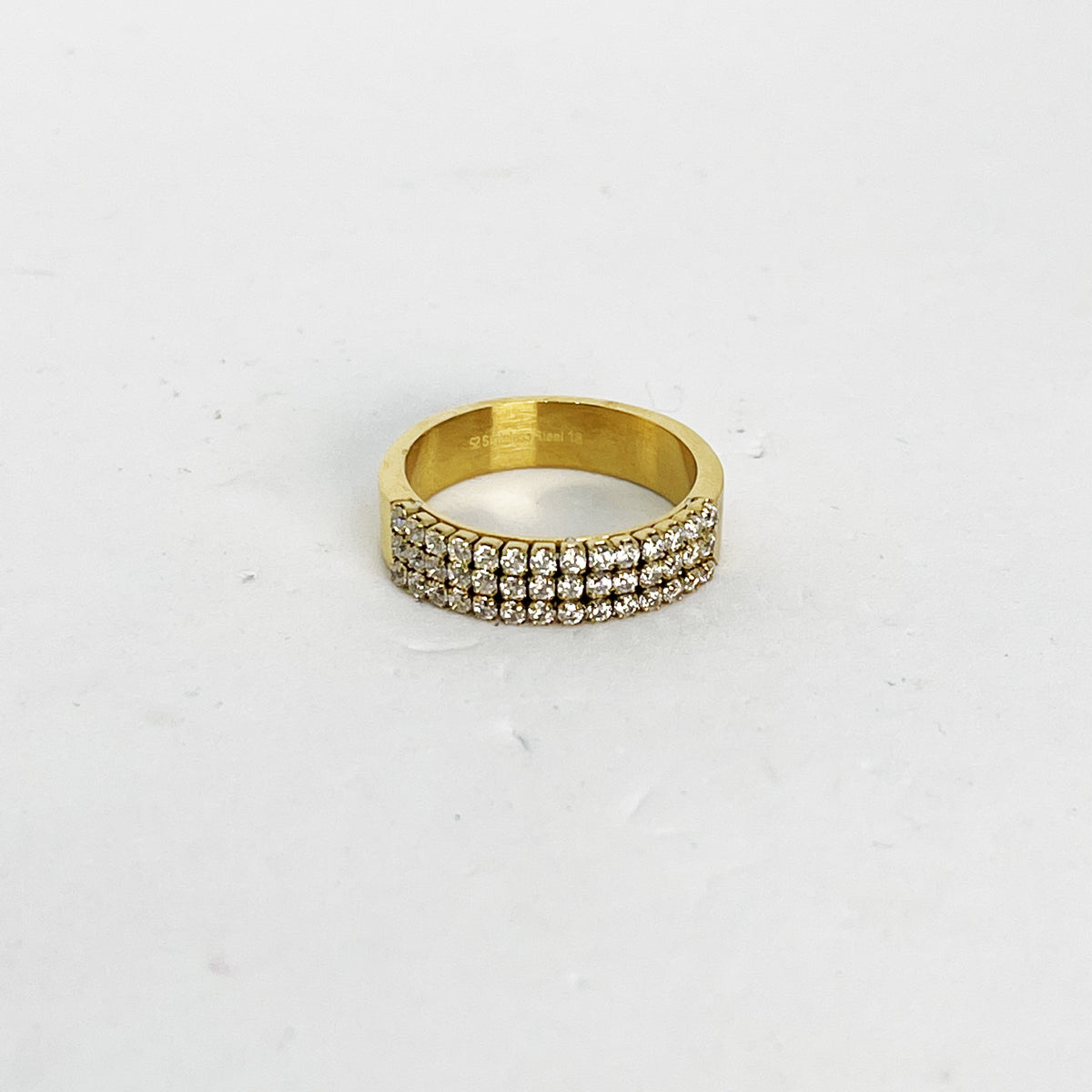 Bague Simple Multi Cristaux