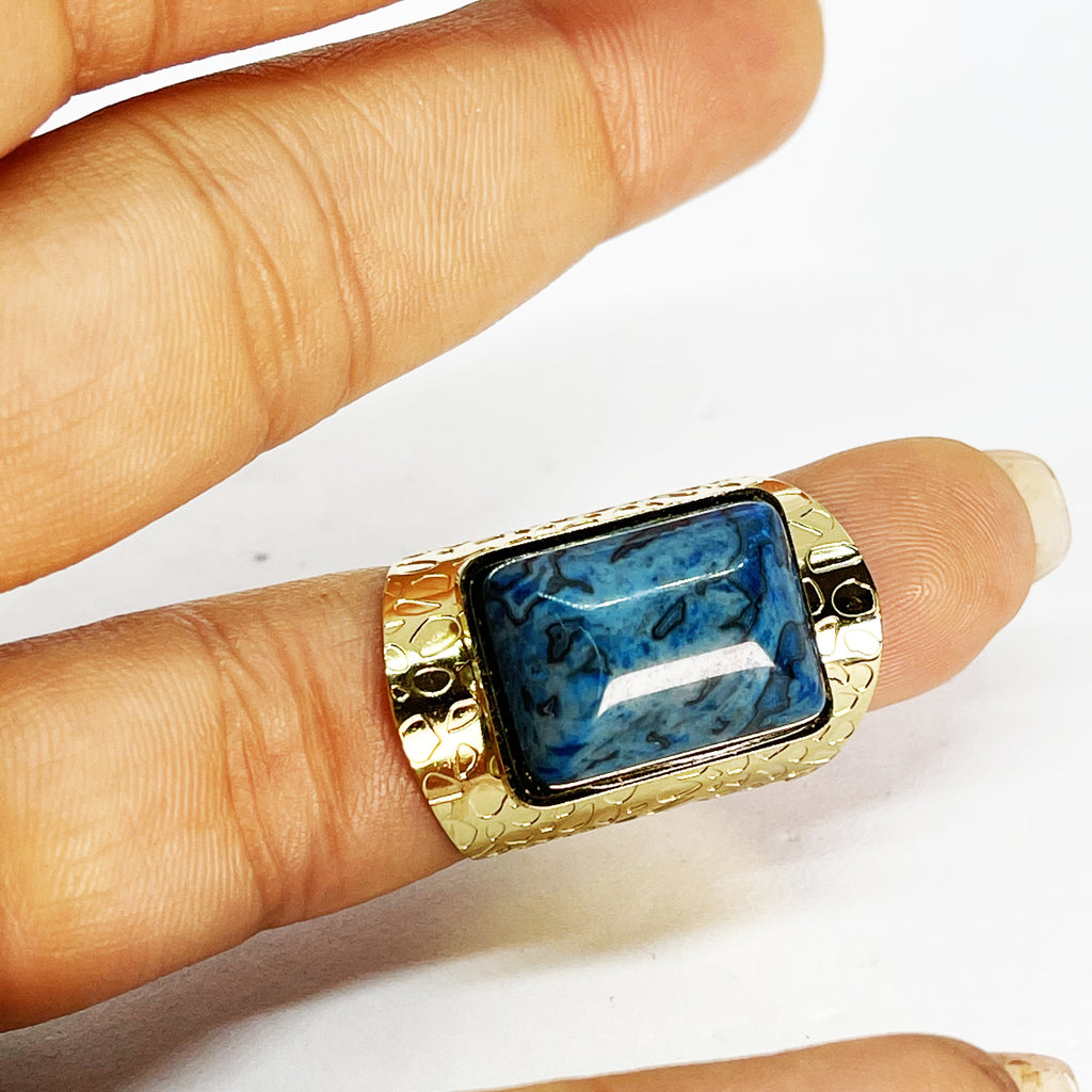 Bague Soleil Bleu