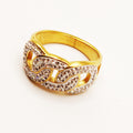Bague Tresse Full Cristaux