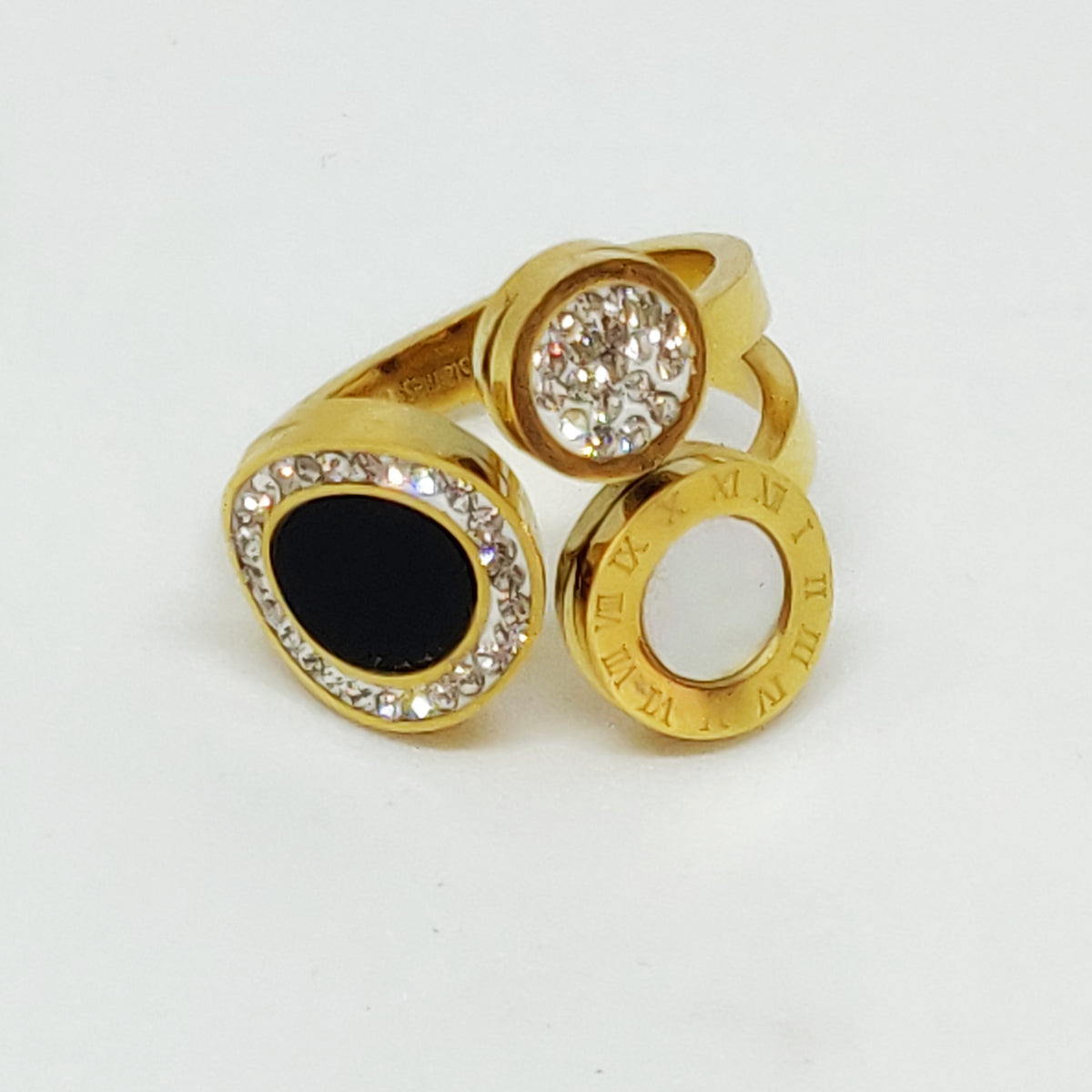 Bague Triple Cercle Romaine