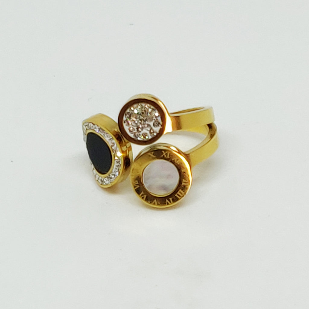 Bague Triple Cercle Romaine