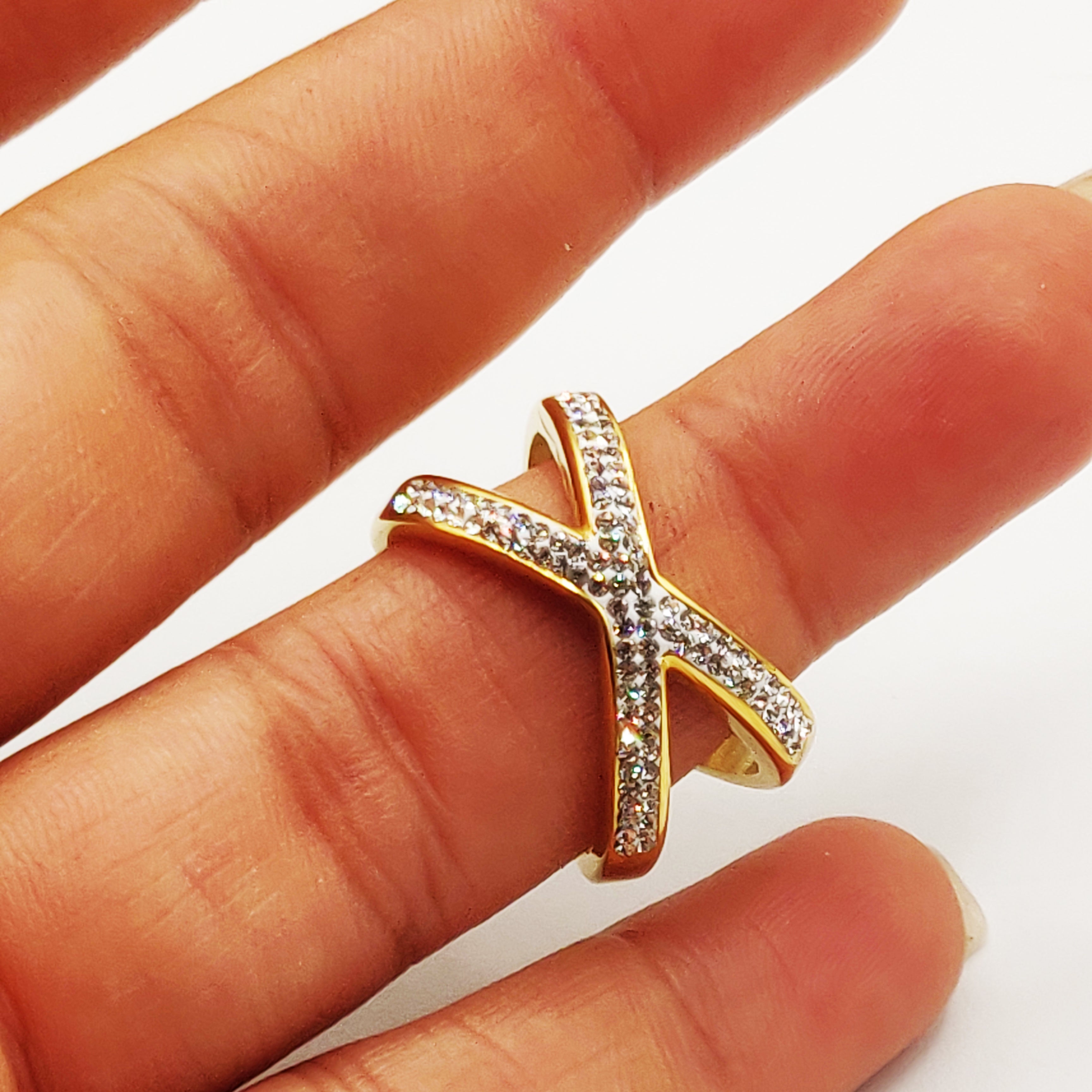Bague X Cristaux Luxe
