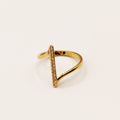 Bague Z Cristaux Luxe