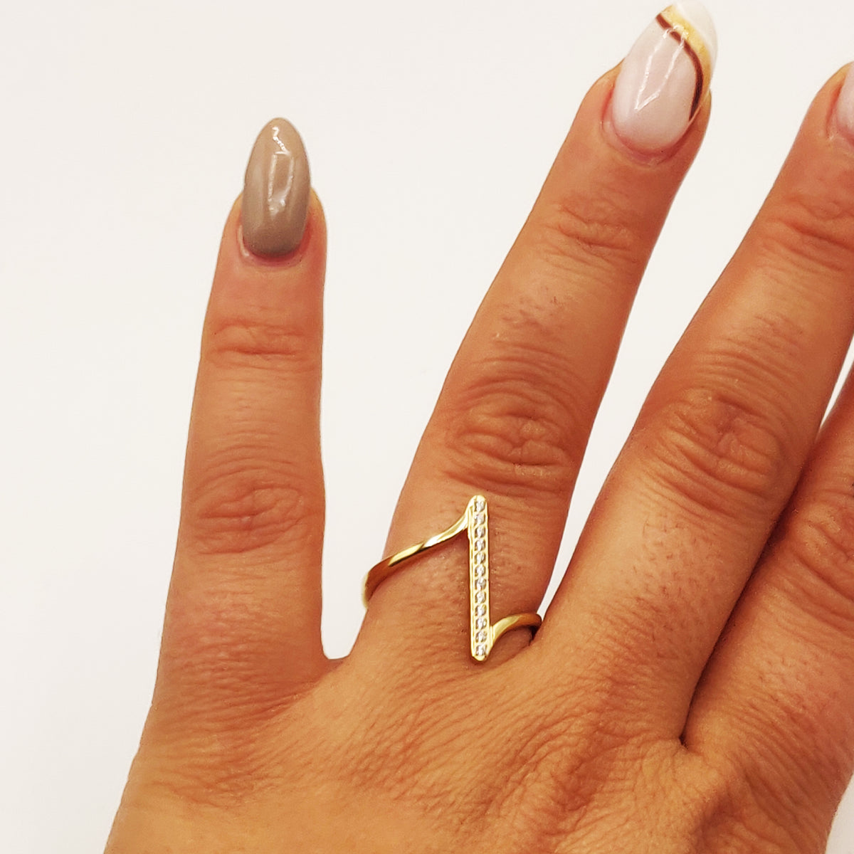 Bague Z Cristaux Luxe