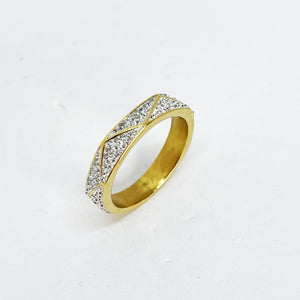 Bague Zig Zag Cristaux