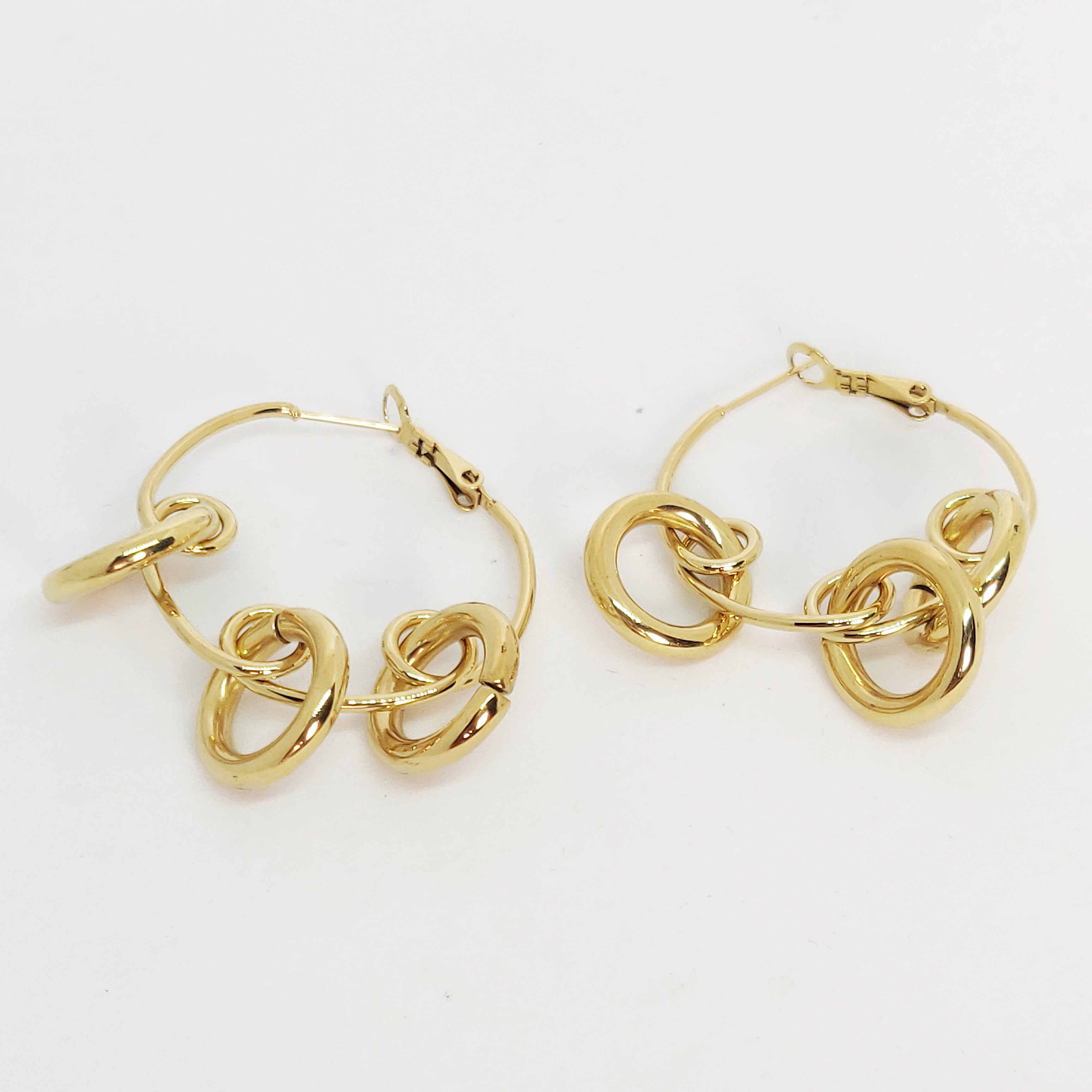 Boucles d'oreilles 3 Cercles
