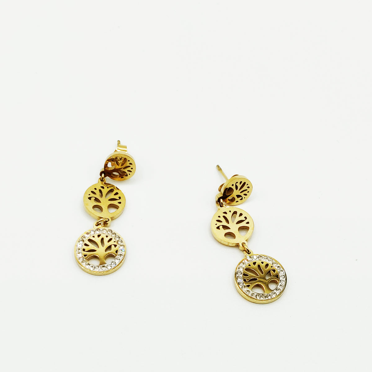 Boucles d'oreilles 3 Pendentifs Eden