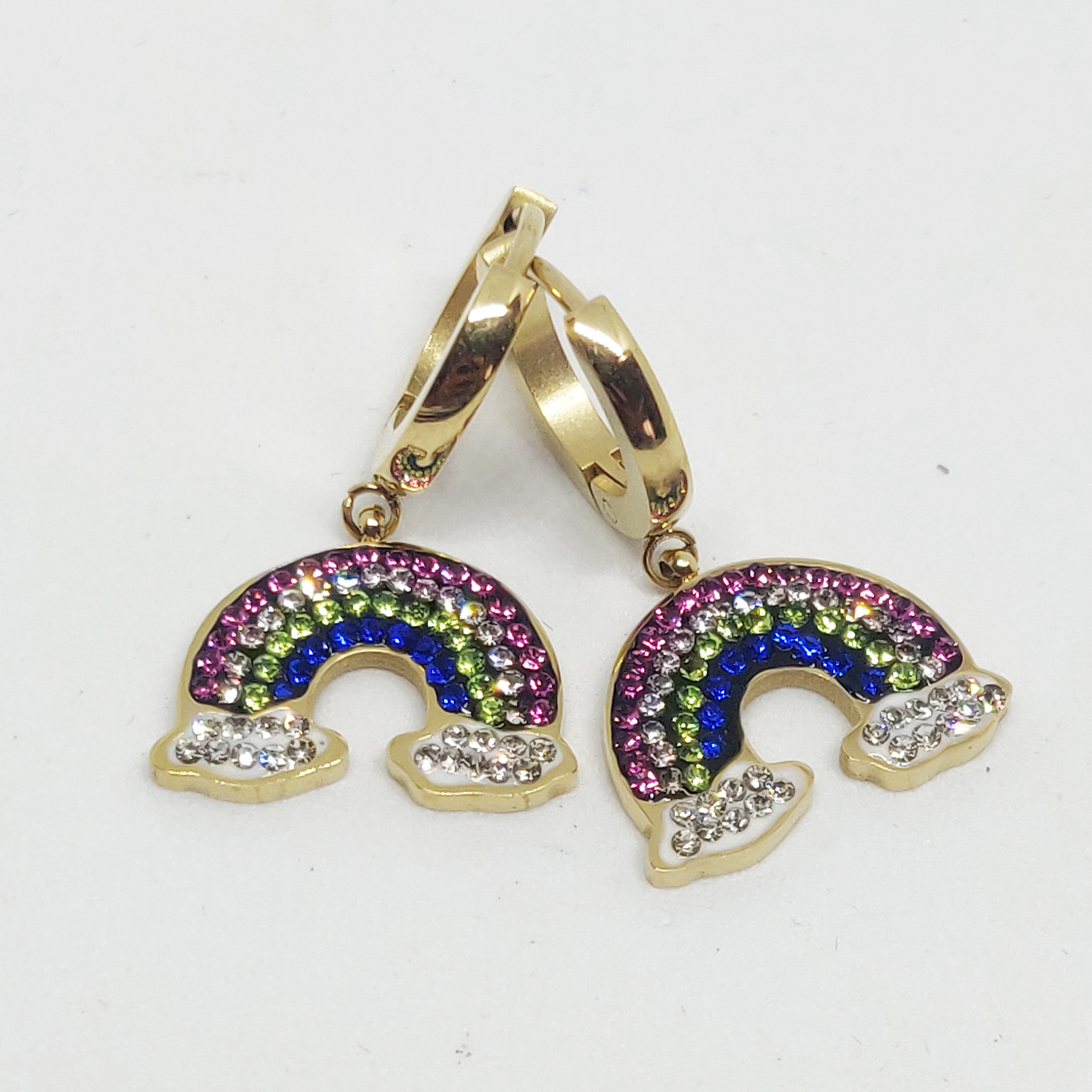 Boucles d'oreilles Arc en Ciel