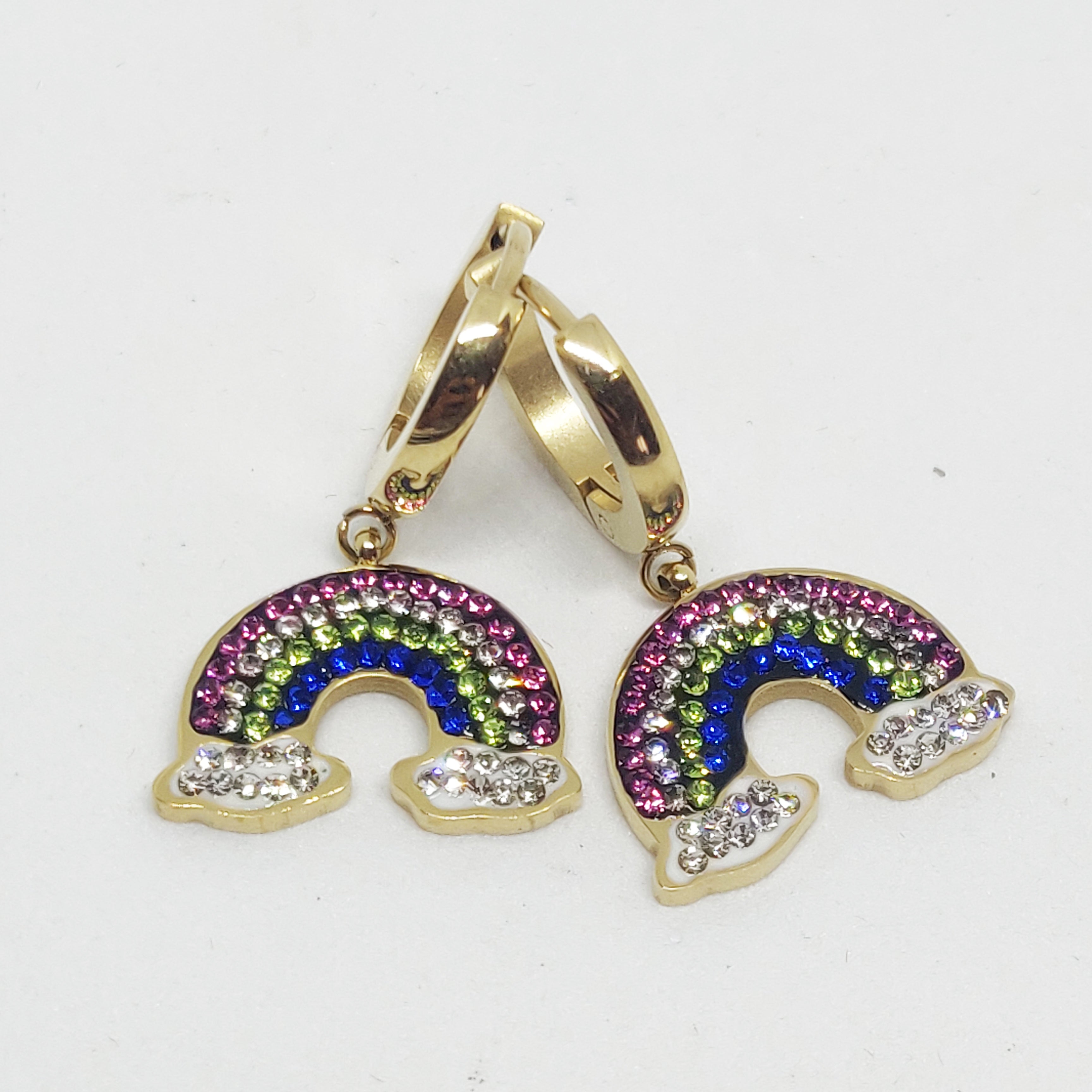 Boucles d'oreilles Arc en Ciel