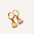 Boucles d'oreilles Cadenas Cristaux Luxe