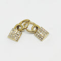 Boucles d'oreilles Cadenas Luxe Cristaux
