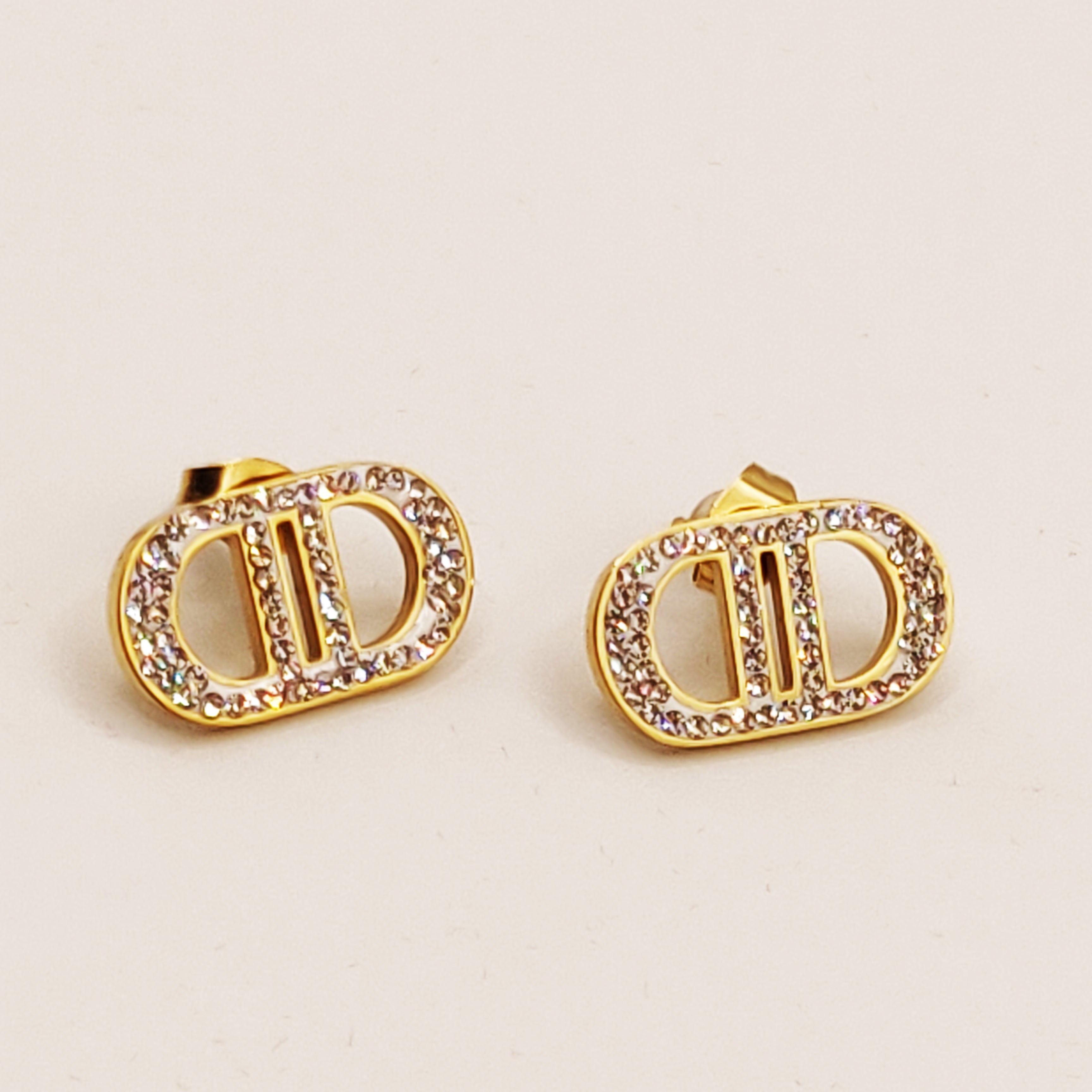 Boucles d'oreilles ᗡD Luxe Cristaux Simple