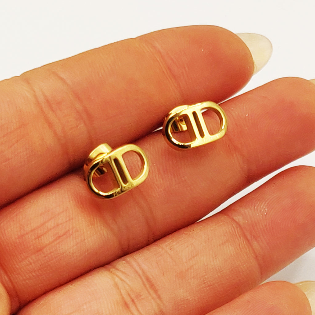 Boucles d'oreilles CD Luxe Petites