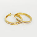 Boucles d'oreilles Cercles Cristaux