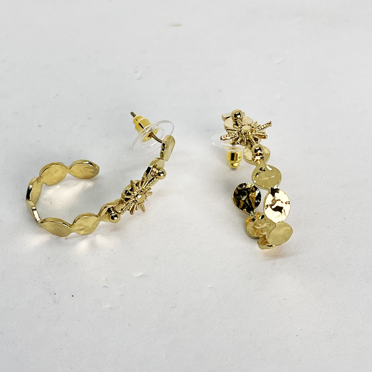Boucles d'oreilles Cercles et Soleil