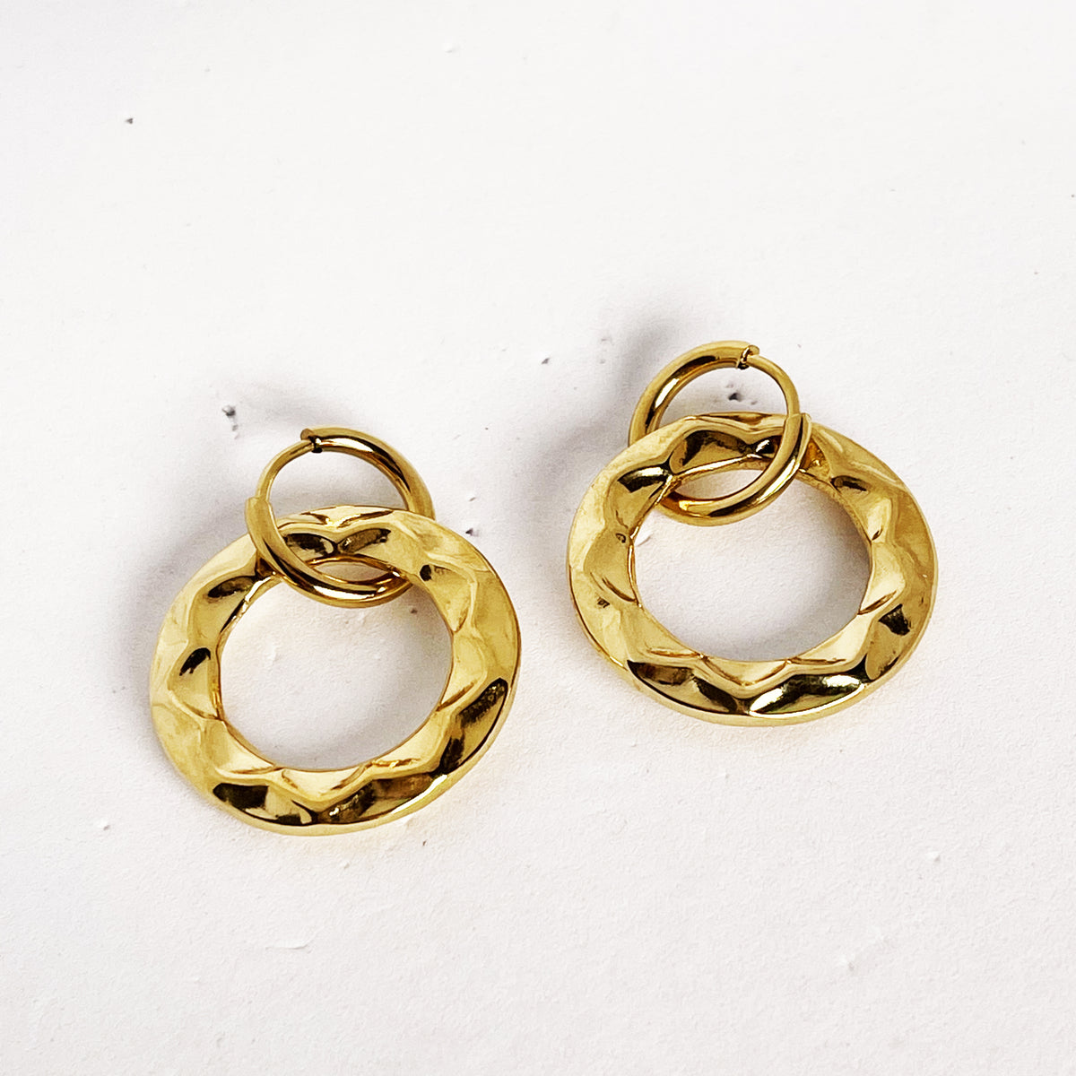Boucles d'oreilles Cercles Soleils Luxe