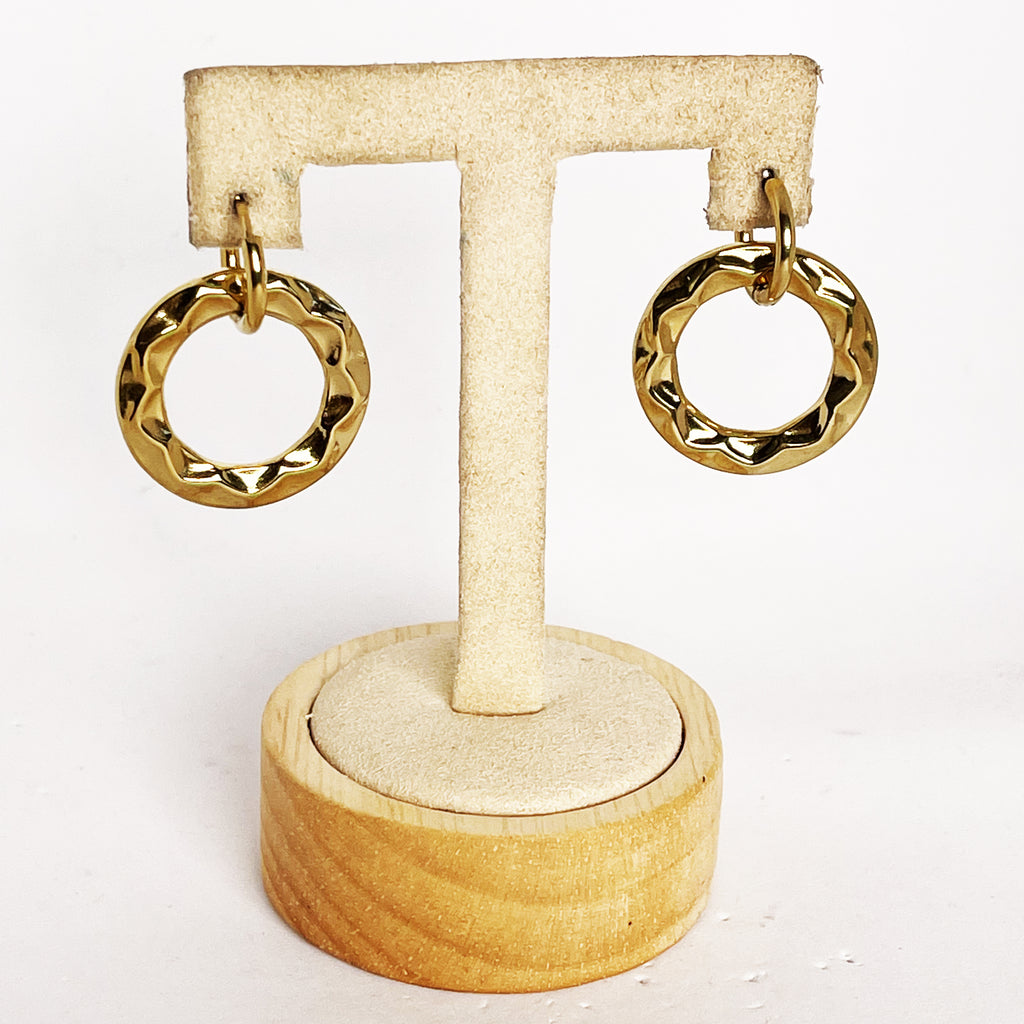 Boucles d'oreilles Cercles Soleils Luxe