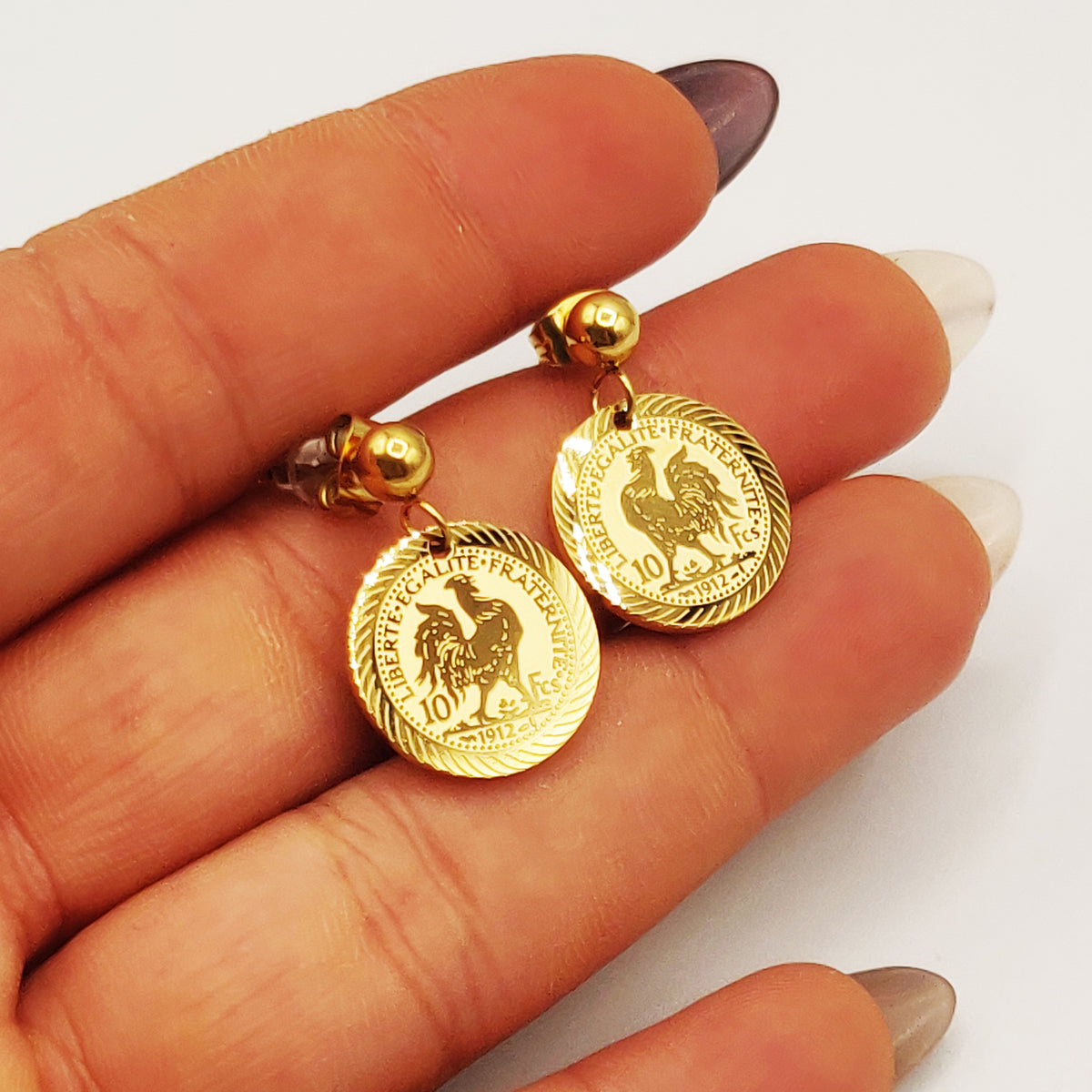 Boucles d'oreilles Chaîne Multi Louise Coq Luxe