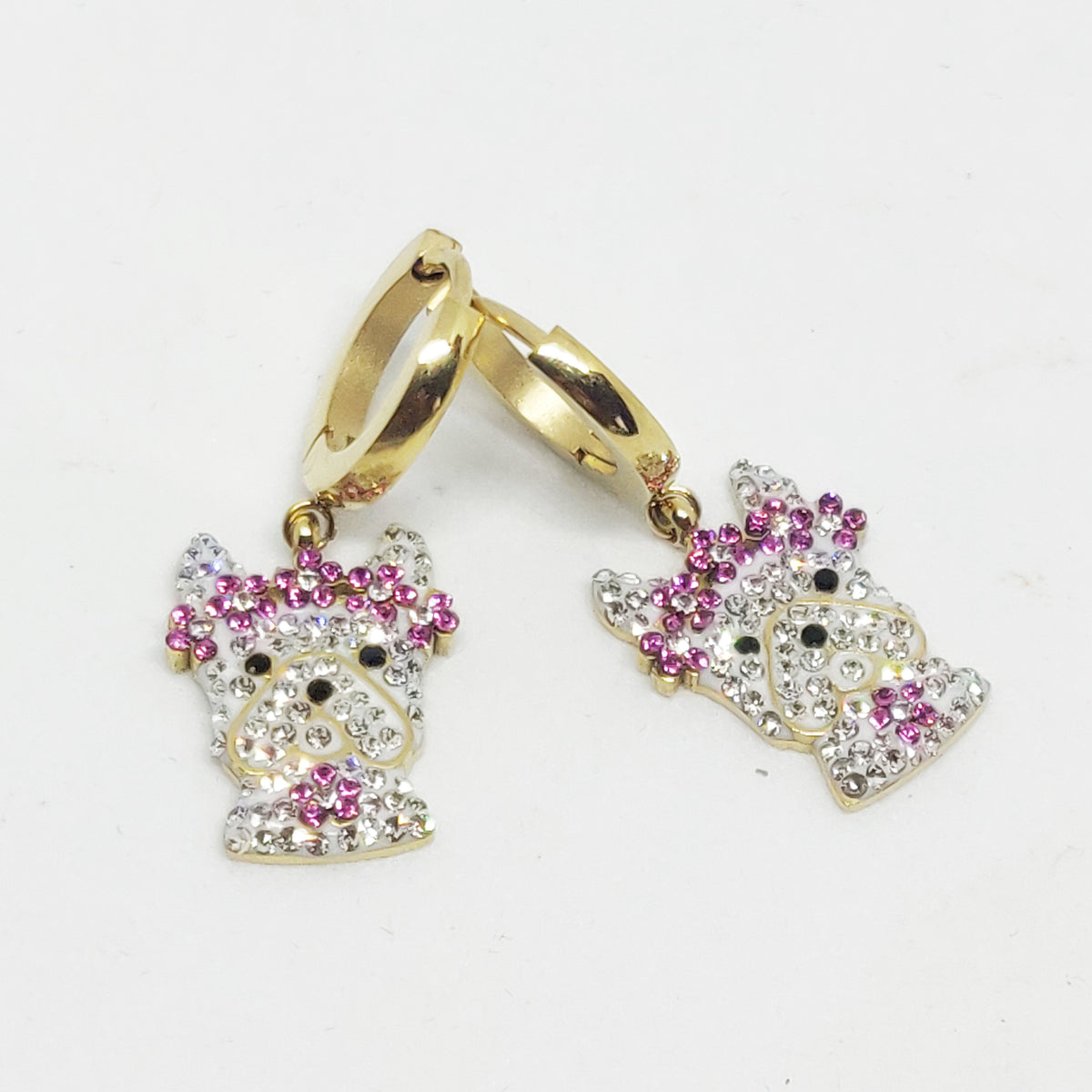 Boucles d'oreilles Chien Mignon