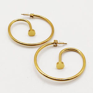 Boucles d'oreilles Clou Luxe