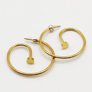 Boucles d'oreilles Clou Luxe