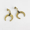 Boucles d'oreilles Croissant de Lune