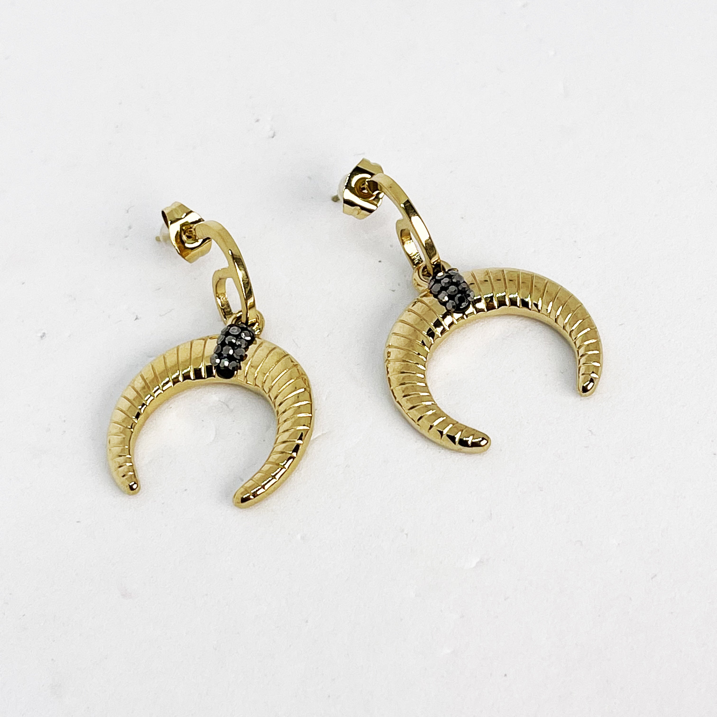 Boucles d'oreilles Croissant de Lune