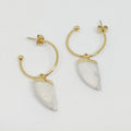 Boucles d'oreilles Dent de Requin