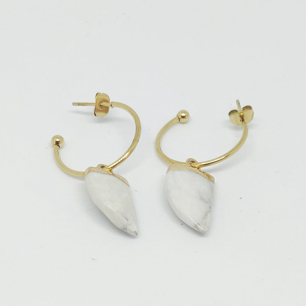Boucles d'oreilles Dent de Requin