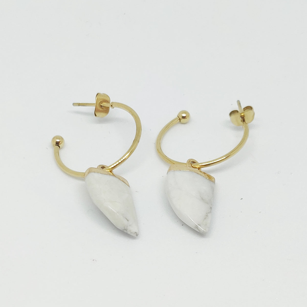Boucles d'oreilles Dent de Requin