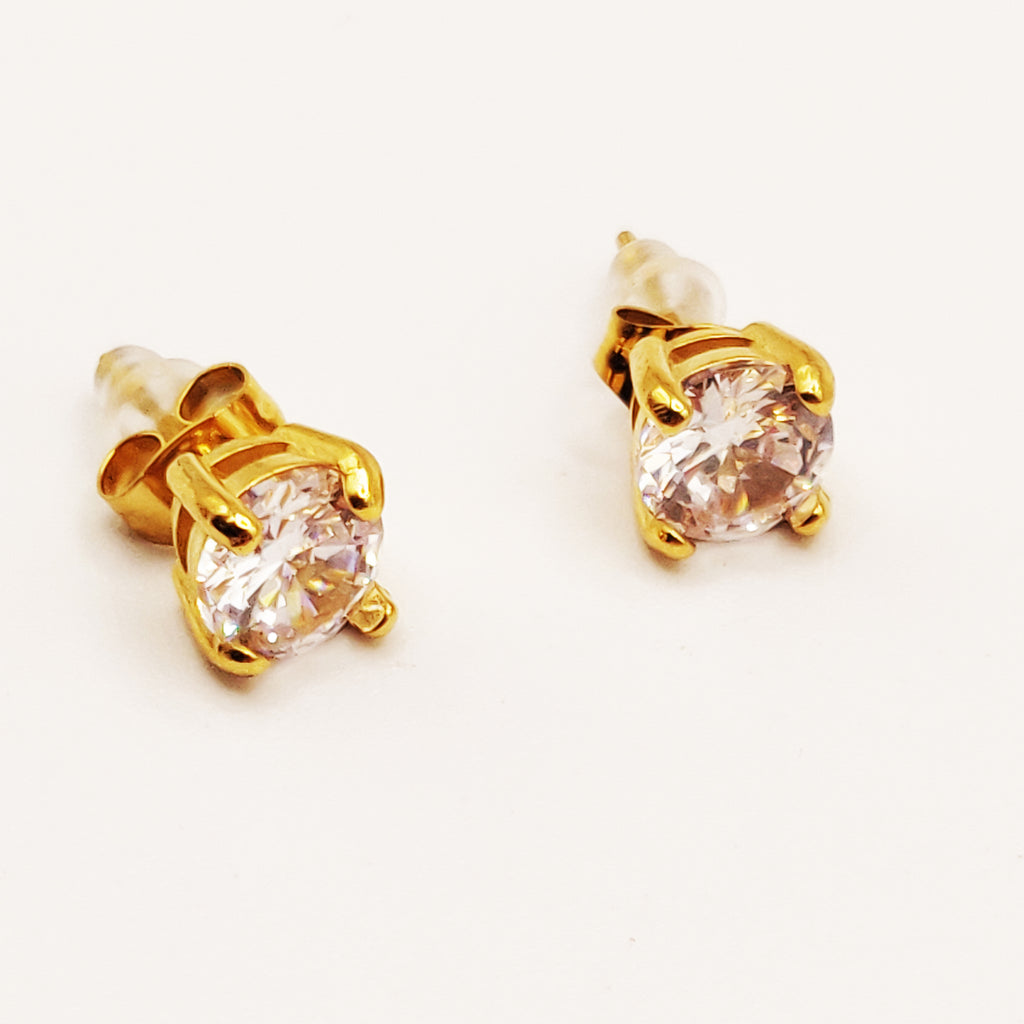 Boucles d'oreilles Cristal Simple