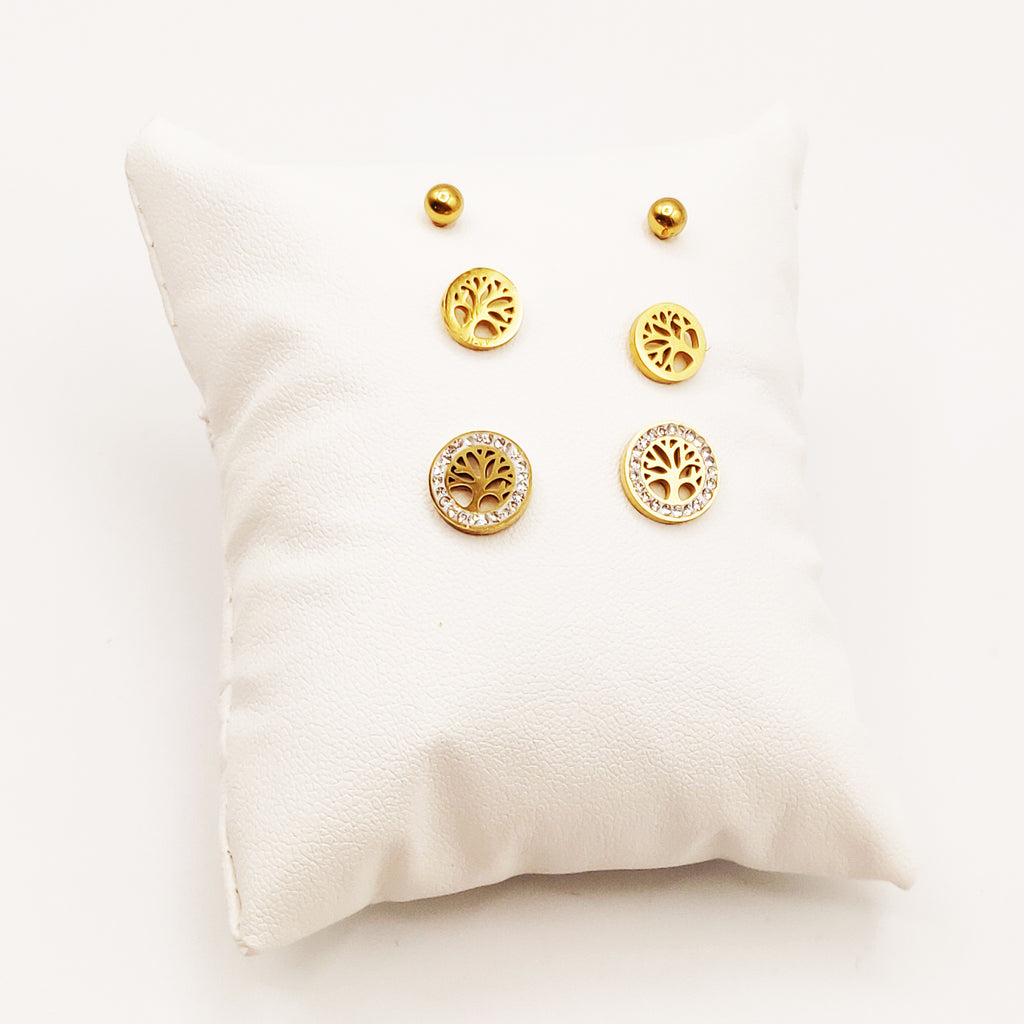 Boucles d'oreilles Eden 3 Trous