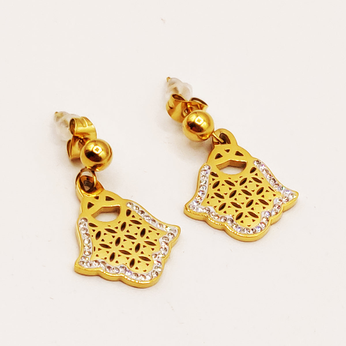 Boucles d'oreilles Grandes Mains de Fatma Luxe
