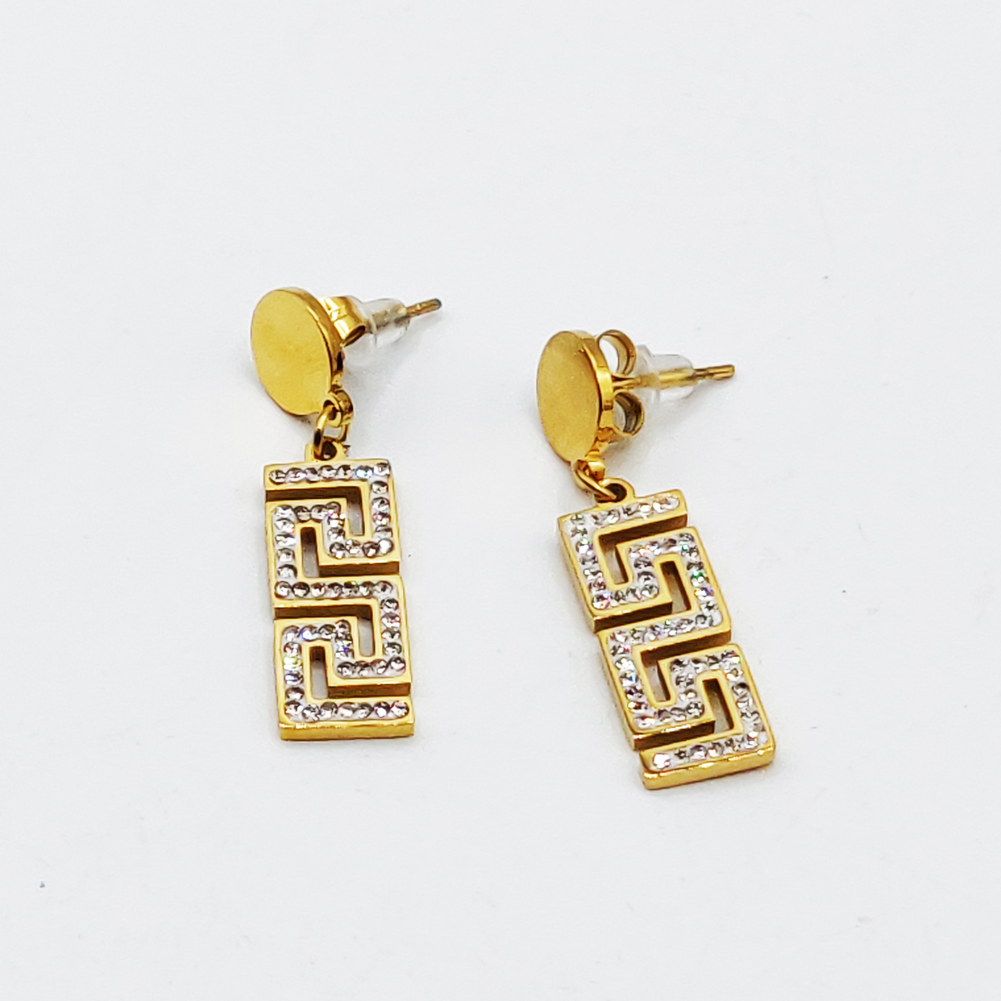 Boucles d'oreilles Maille Large V Luxe