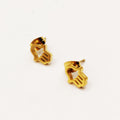 Boucles d'oreilles Mains de Fatma Creuses