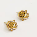 Boucles d'oreilles Main de Fatma Cristaux Luxe Petite