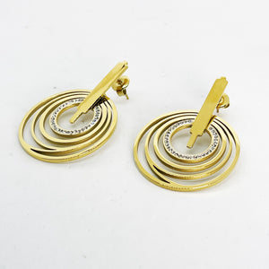Boucles d'oreilles Multi Cercles Luxe