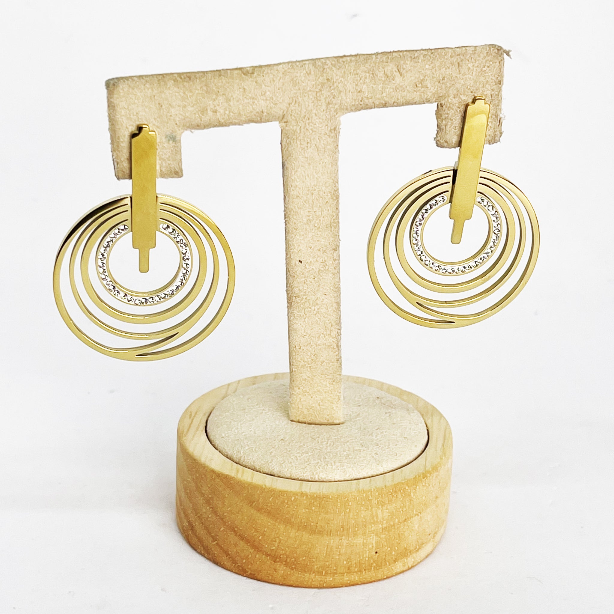 Boucles d'oreilles Multi Cercles Luxe