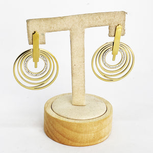 Boucles d'oreilles Multi Cercles Luxe